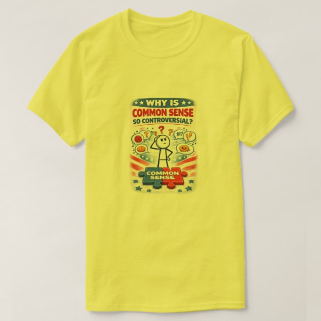 Common Sense (8a) T-Shirt (Design Front)