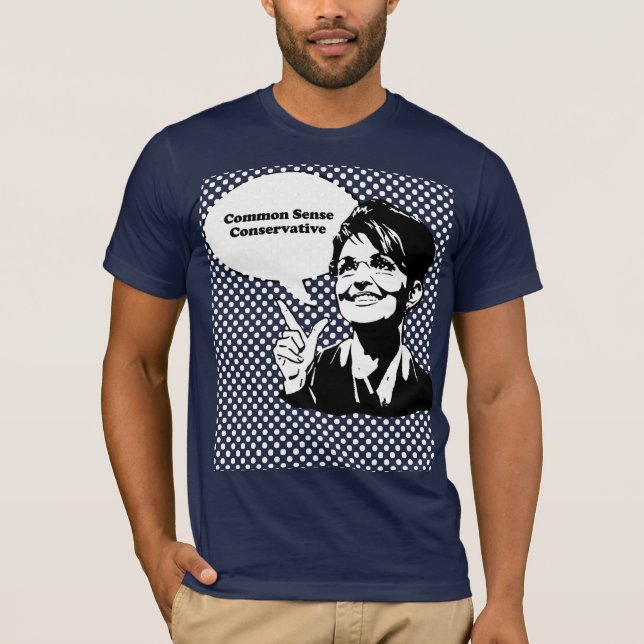 Common Sense Conservative T-Shirt (Front)