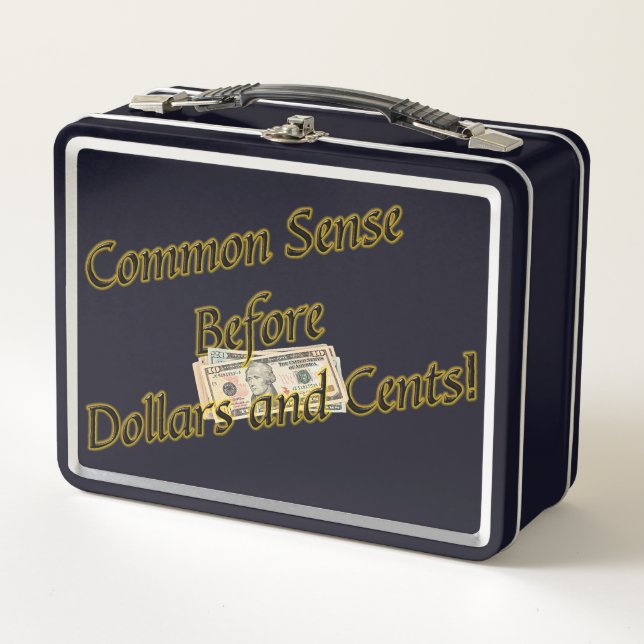 Common Sense Metal Lunch Box (Front)