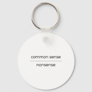 Common Sense Over Nonsense Harris Wheimer Democrat Key Ring