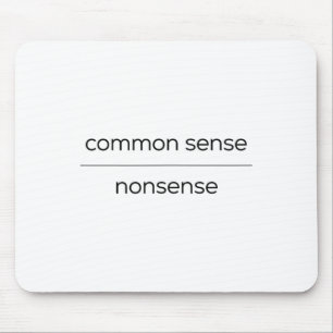 Common Sense Over Nonsense Harris Wheimer Democrat Mouse Mat