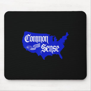 Common Sense Usa Patriotic Proud American Spirit D Mouse Mat