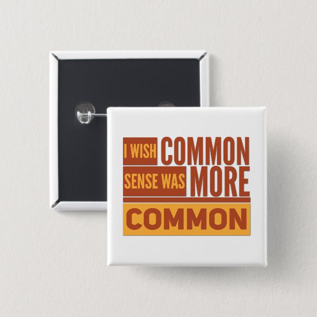 Common  - Square Button (Front & Back)