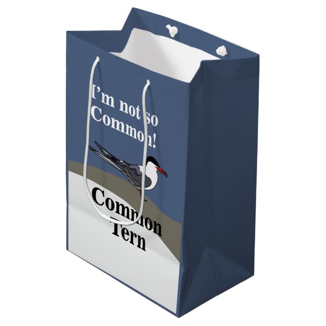 Common Tern Seabird Bird Funny Medium Gift Bag (Front Angled)