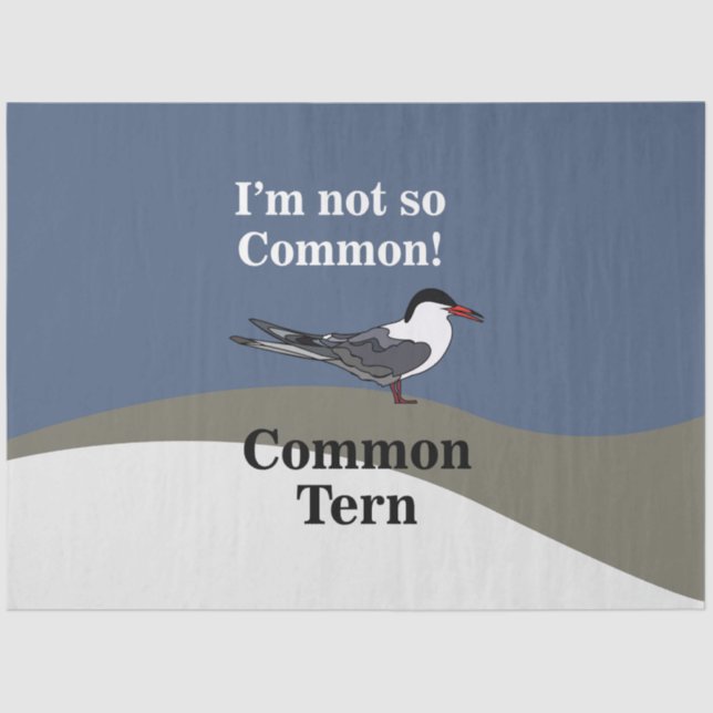 Common Tern Seabird Bird Funny Tissue Paper (Front)