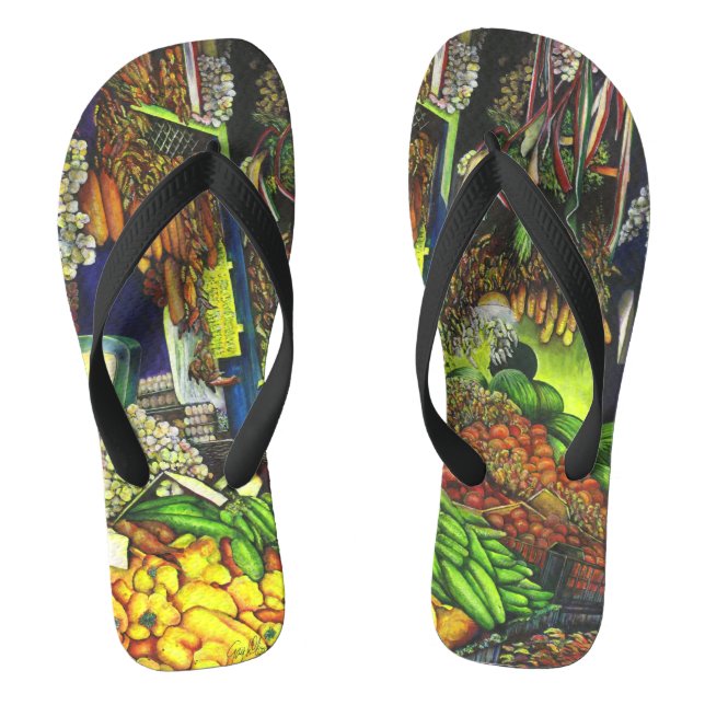 Common Threads of Human Interactions, Budapest Flip Flops (Footbed)