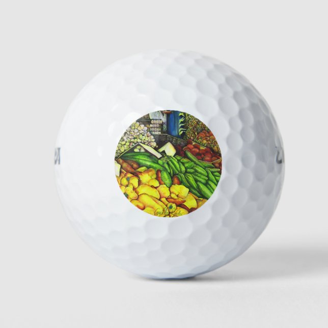 Common Threads of Human Interactions, Budapest Golf Balls (Front)