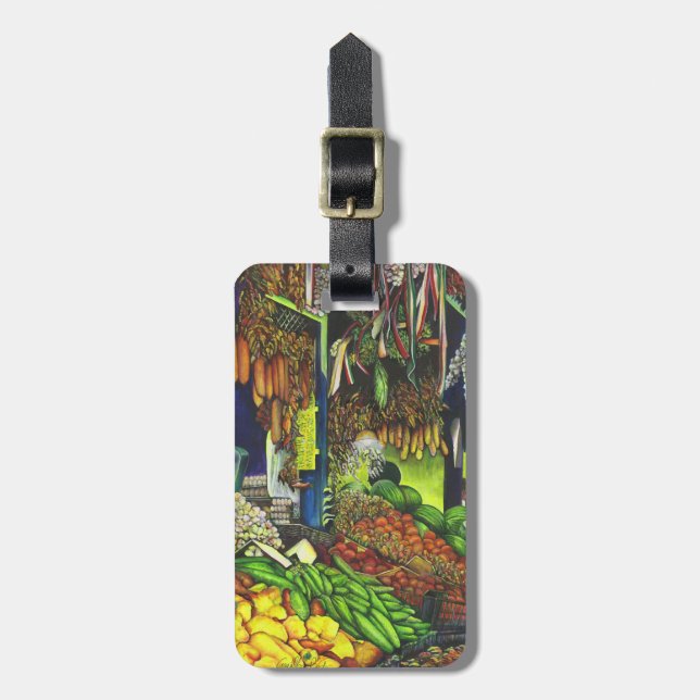 Common Threads of Human Interactions Luggage Tag (Front Vertical)