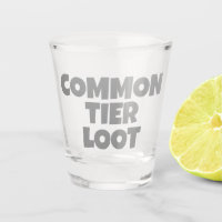 Common Tier Loot Gamer Grey Slogan