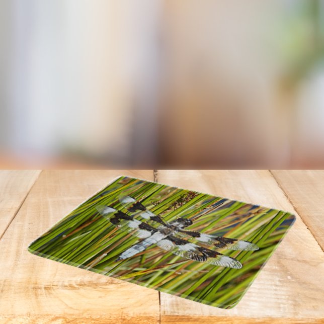 Common Whitetail Skimmer Dragonfly Photo Cutting Board (In Situ)