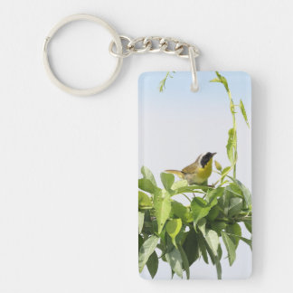 Common Yellowthroat bird nature keychain