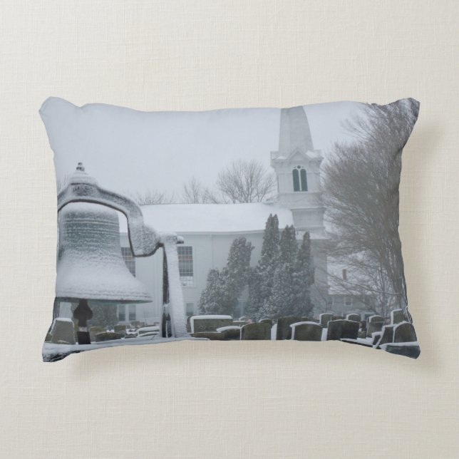 Commons, Little Compton, Rhode Island Decorative Cushion (Front)