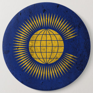 Commonwealth 6 Cm Round Badge