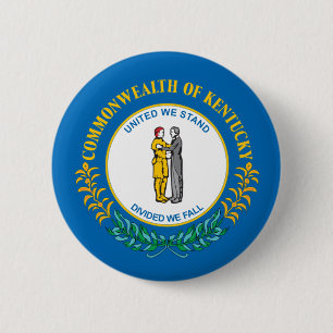 Commonwealth of Kentucky 6 Cm Round Badge