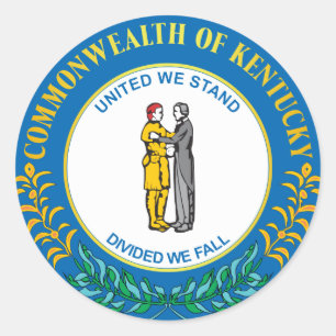 Commonwealth of Kentucky Classic Round Sticker