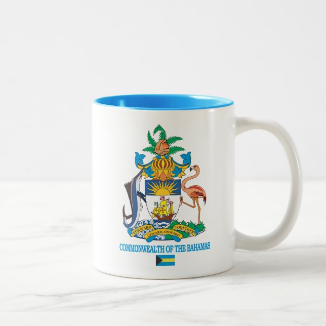 Commonwealth of the Bahamas COA Two-Tone Coffee Mug (Right)