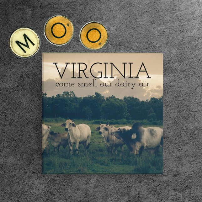 Commonwealth of Virginia | Smell Our Dairy Air Magnet (Creator Uploaded)