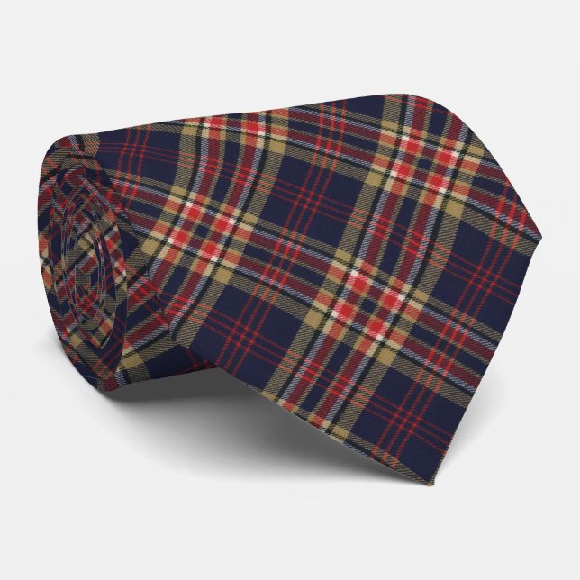 Commonwealth Scottish Tartan  Tie (Rolled)
