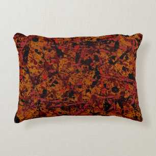 Commotion No. 1 Abstract Accent Pillow