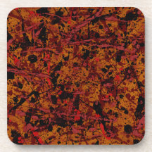 Commotion No. 1 Abstract Beverage Coaster