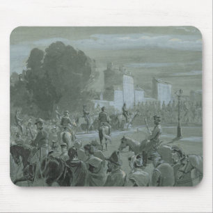 Communard Prisoners Escorted to Versailles, 1871 Mouse Mat