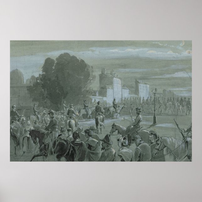 Communard Prisoners Escorted to Versailles, 1871 Poster (Front)