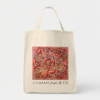 Communicate Tote Bag