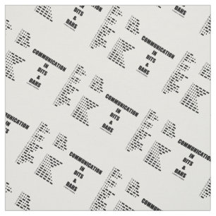 Communication In Dits And Dahs Morse Code Humour Fabric