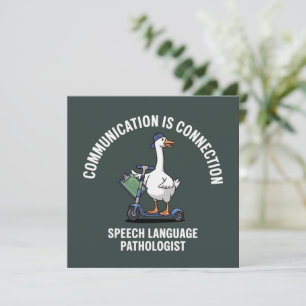 Communication Is Connection Speech Language Goose Invitation