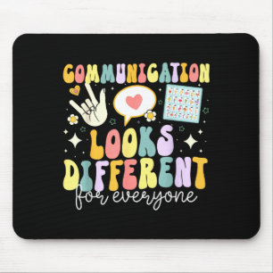 Communication Looks Different For Everyone Speech  Mouse Mat