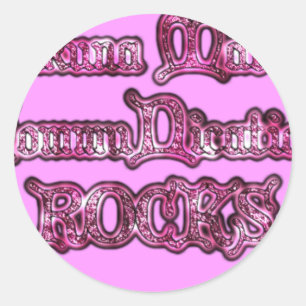 Communication Rocks Pink Hakuna Matata .png Classic Round Sticker