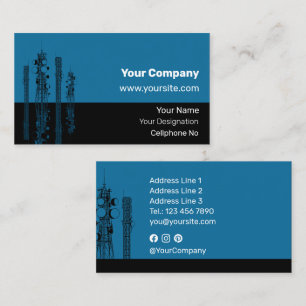 Communication Towers Business Card