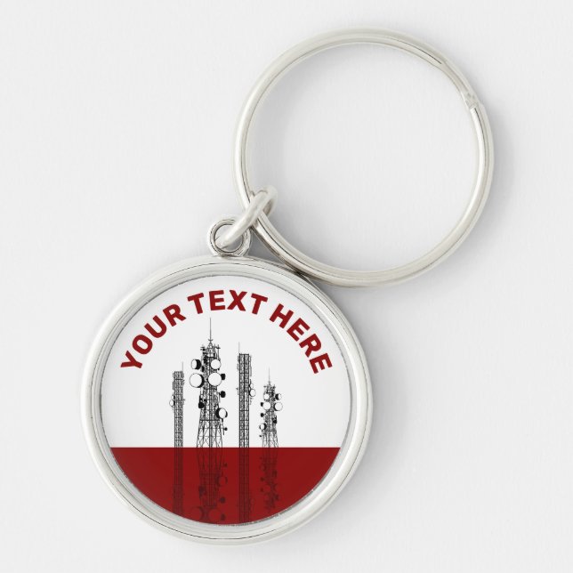 Communication Towers Key Ring (Front)