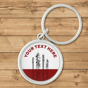 Communication Towers Key Ring
