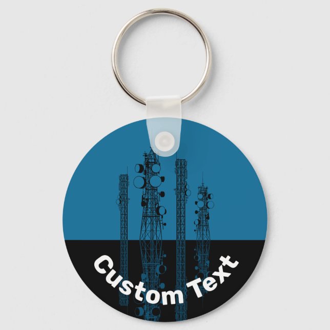 Communication Towers Keychain (Front)