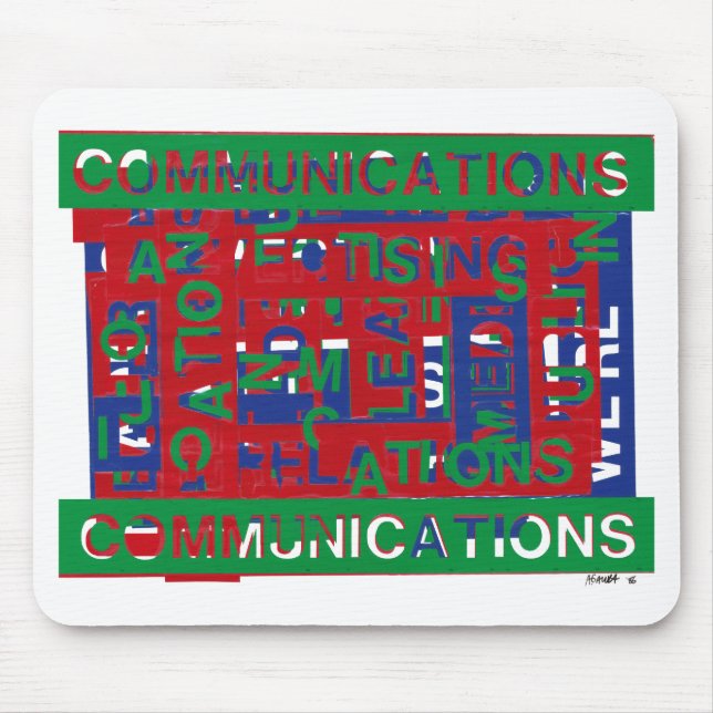 Communications Breakdown Mouse Mat (Front)