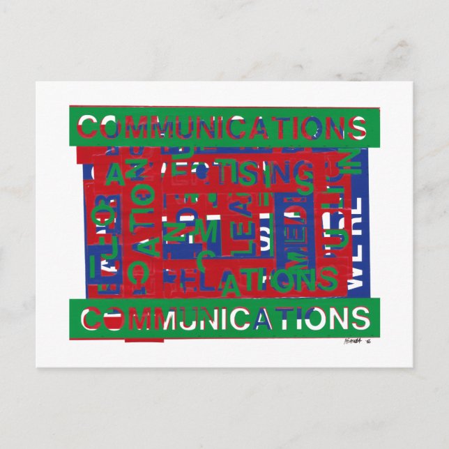 Communications Breakdown Postcard (Front)