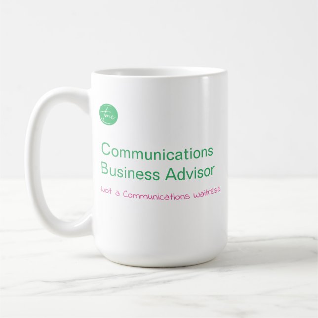 Communications Business Advisor Coffee Mug (Left)