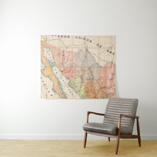 (Communications Letter) Map of Mexico Tapestry