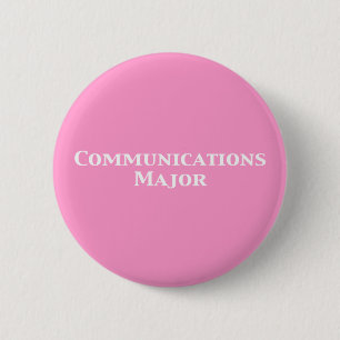 Communications Major Gifts 6 Cm Round Badge