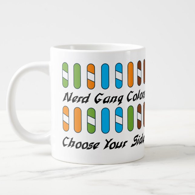 Communications Wiring Colours Mug (Left)
