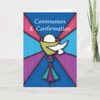 Communion and Confirmation Congratulations Stained