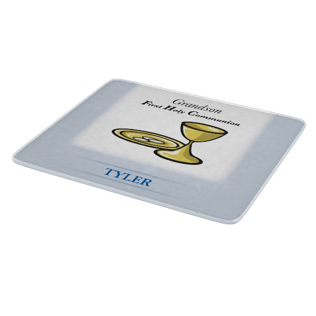 Communion Body and Blood Grandson Cutting Board (Corner)