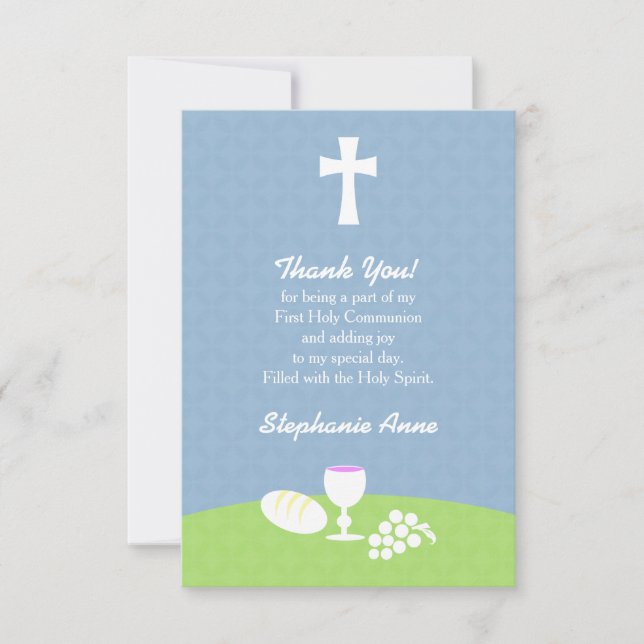 Communion Bread of Life Thank You Card (Front)