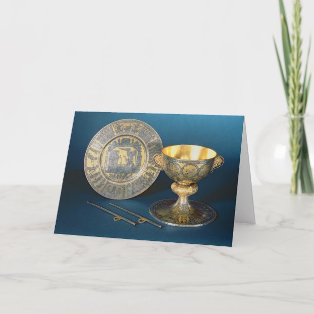 Communion Cup, Plate and Fistulae Card (Front)