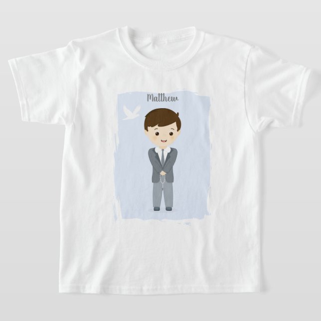 Communion Dove Boy T-Shirt (Laydown)
