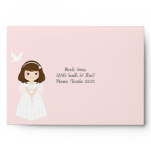 Communion Dove Brunette Girl