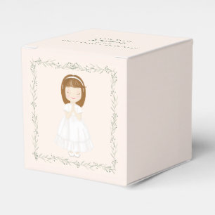 Communion Girl Praying Favour Box