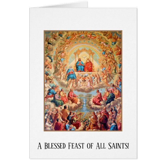COMMUNION OF ALL SAINTS DAY IN HEAVEN (Front)