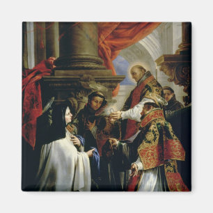 Communion of St. Teresa of Avila  c.1670 Magnet